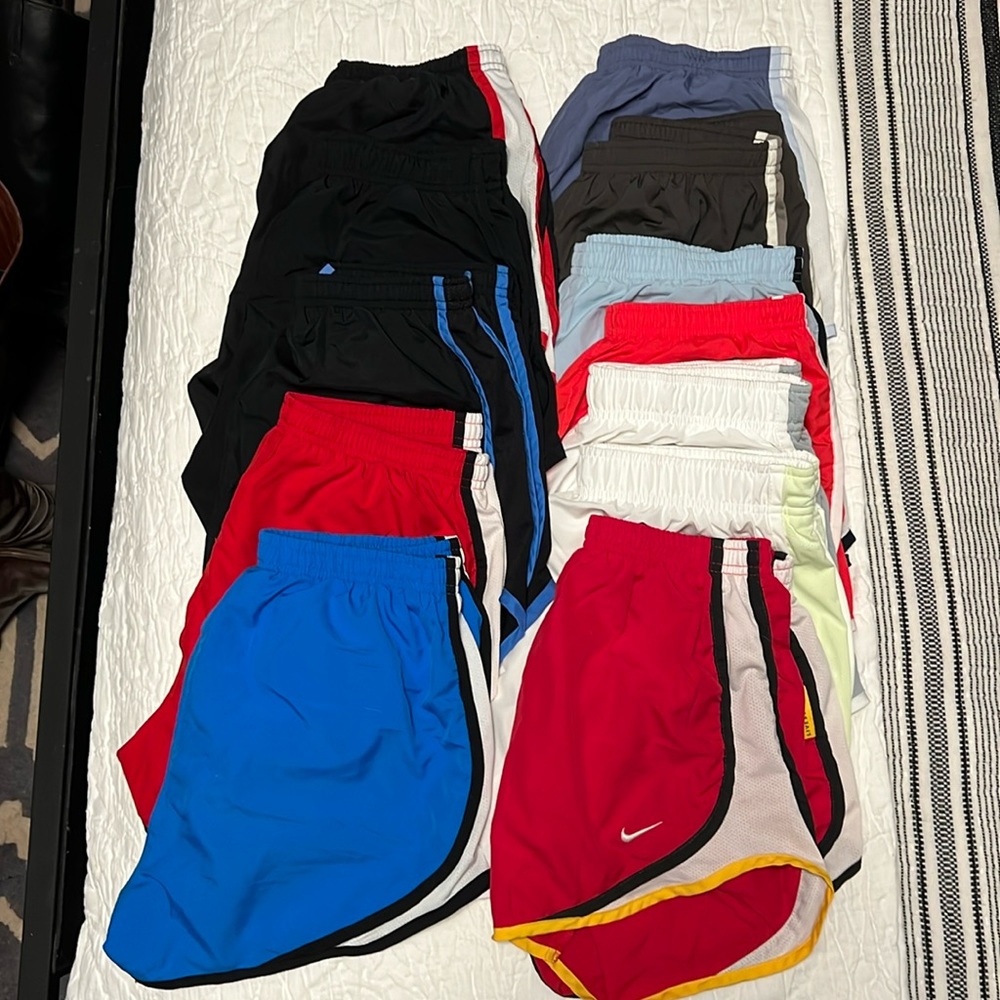 13 Pairs of Nike Tempo Running Shorts